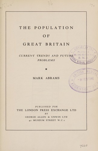 The population of Great Britain