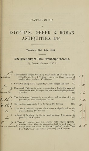 Egyptian, Greek & Roman antiquities
