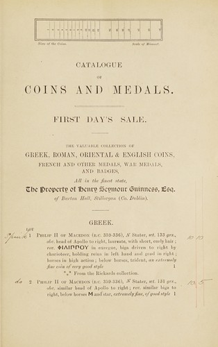 Greek, Roman, Oriental, English, Irish and continental coins and medals ... coins ... English & foreign medals