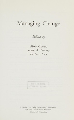 Managing change