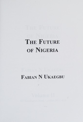 The Future of Nigeria