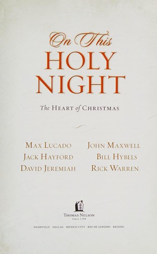 On This Holy Night