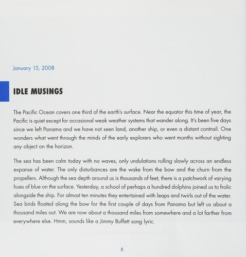 Around the world in 113 days