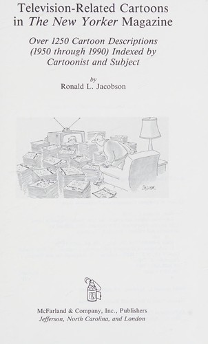 Television-related cartoons in the New Yorker magazine