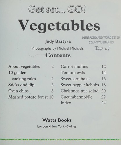 Vegetables (Get Set, Go!)