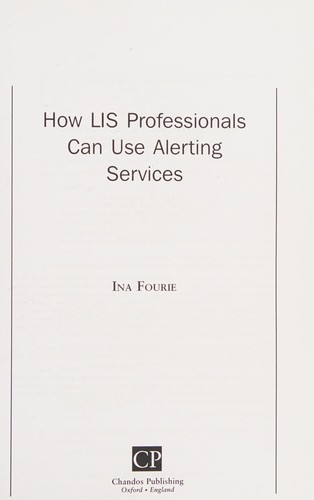 How LIS professionals can use alerting services