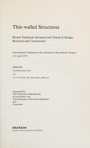 Thin-walled structures
