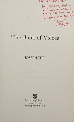 The book of voices
