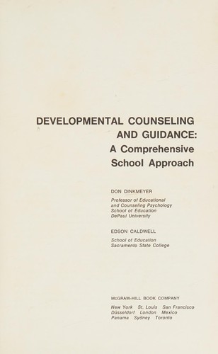 Developmental counselling and guidance
