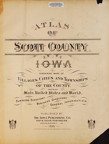 Atlas of Scott County, Iowa