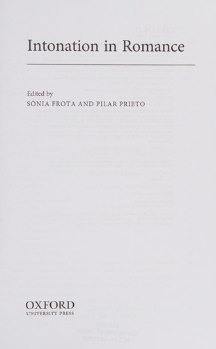 Intonation in Romance
