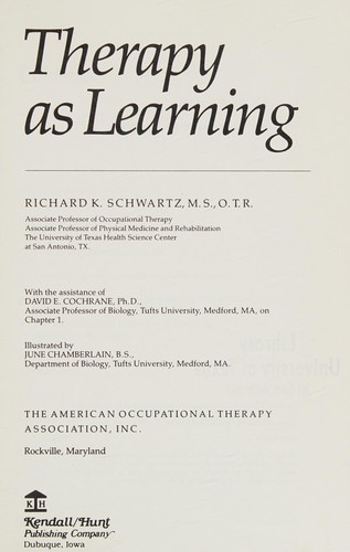 Therapy as learning