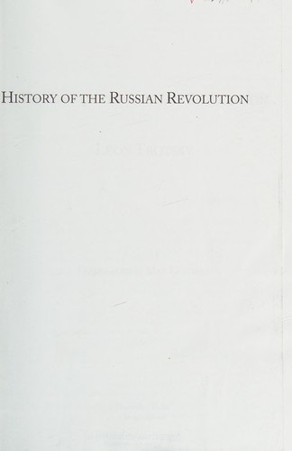 History of the Russian Revolution
