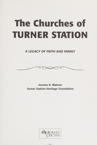 The churches of Turner Station