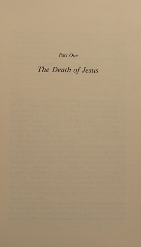 The Death and Resurrection of Jesus (Theology of Jesus)