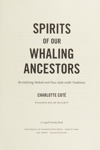 Spirits of our whaling ancestors