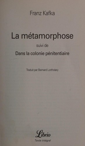 La métamorphose