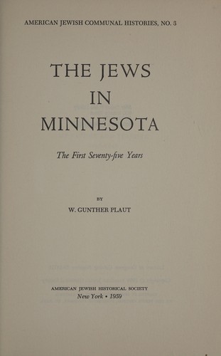 The Jews in Minnesota