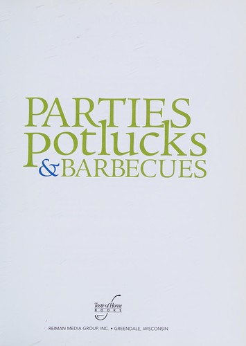 Parties, potlucks & barbecues