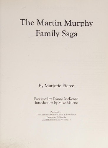 The Martin Murphy family saga