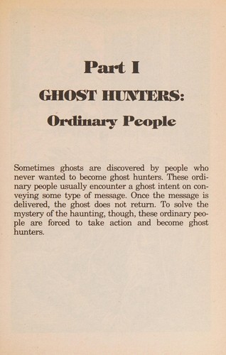 Ghost hunters