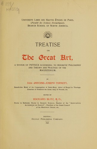 Treatise on the great art
