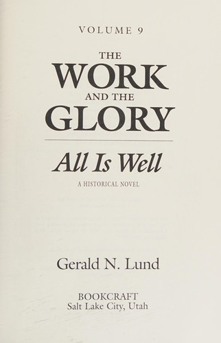 Thy Gold to Refine (Work and the Glory, Volume 4)
