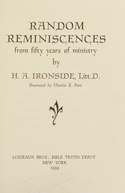 Random reminiscences from fifty years of preaching