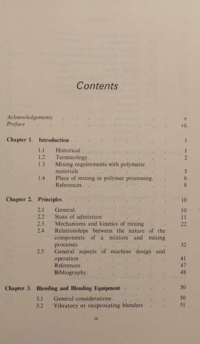 Polymer mixing technology