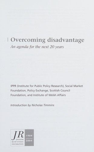 Overcoming disadvantage
