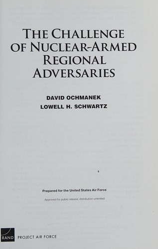 The Challenge of Nuclear-Armed Regional Adversaries