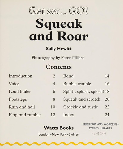 Squeak and Roar (Get Set...Go!)