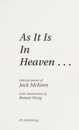 As it is in heaven