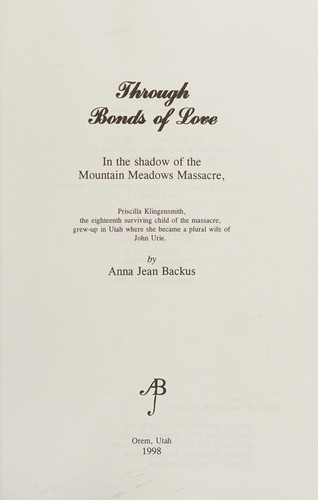 Through bonds of love