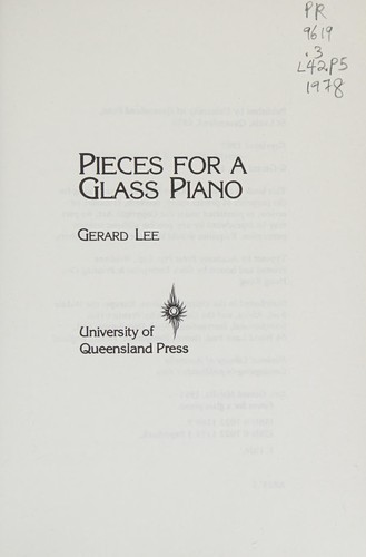 Pieces for a glass piano