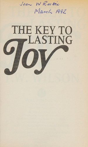 The key to lasting joy