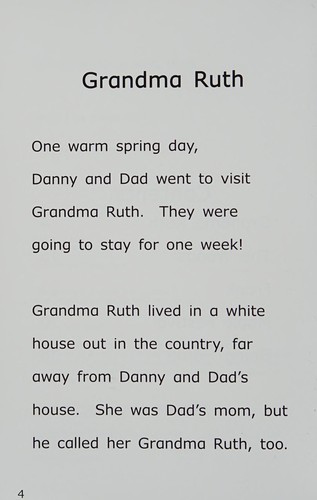 A Week at Grandma Ruth's