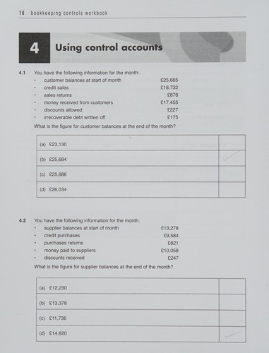 Bookkeeping Controls
