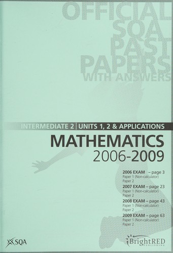 Intermediate 2 math 2006-2009