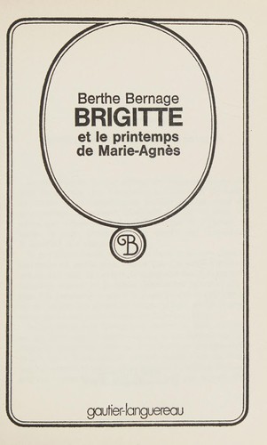 Brigitte et le printemps de Marie-Agnès
