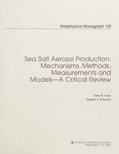 Sea salt aerosol production