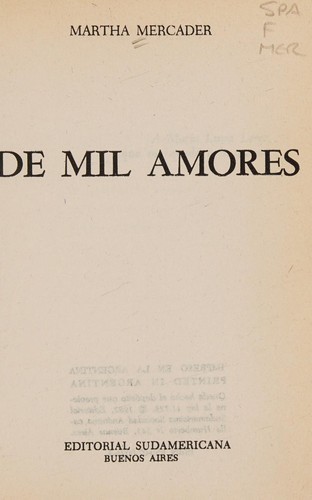 De mil amores