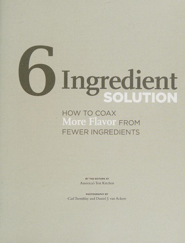 6 Ingredient Solution