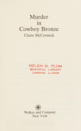 Murder in cowboy bronze