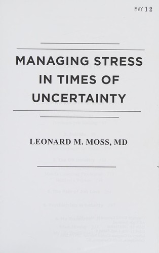 Managing stress in times of uncertainty