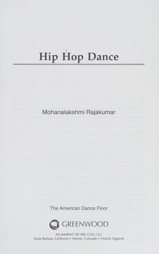 Hip hop dance
