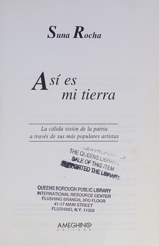 Así es mi tierra