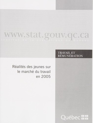 Réalités des jeunes sur le marché du travail en 2005