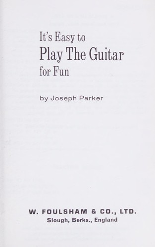 It's easy to play the guitar for fun
