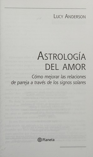 Astrologia del Amor